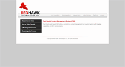 Desktop Screenshot of cms.redhawk-tech.com