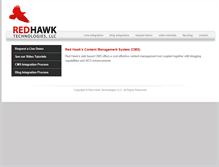 Tablet Screenshot of cms.redhawk-tech.com